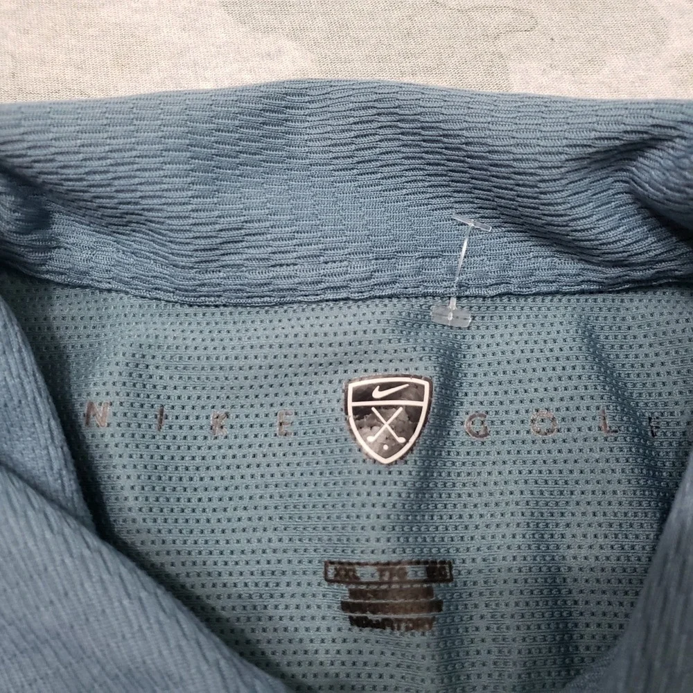 Nike Golf Polo Shirt Mens XXL Blue Short Sleeve Casual Outdoors Athleisure